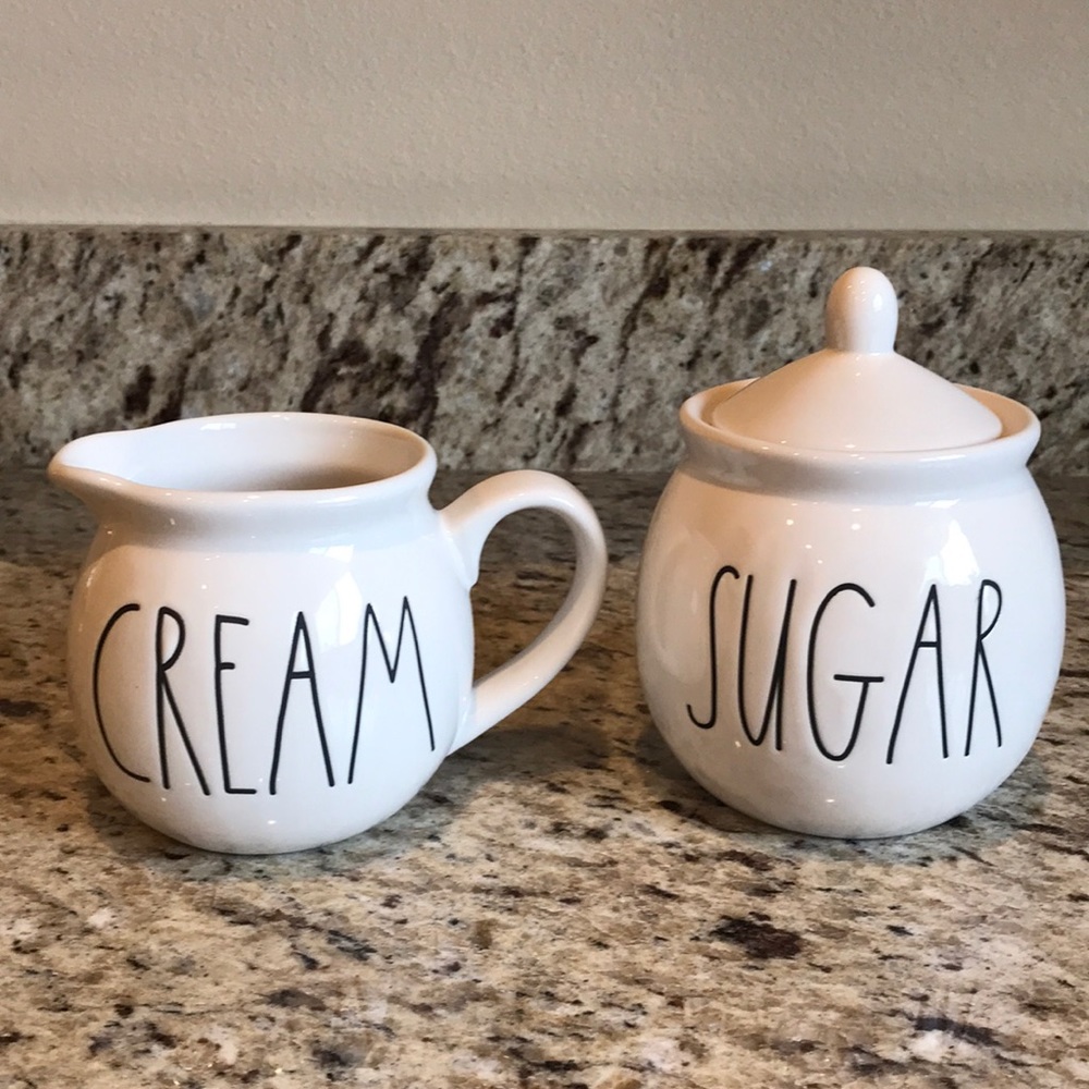 NEW-Rae Dunn Cream & Sugar Set